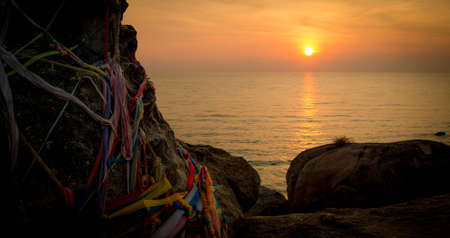 Sunset holiday backgroundの写真素材