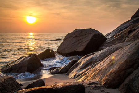 Sunset holiday backgroundの写真素材