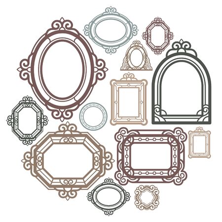 Ideal to be used to decorate walls, wallpaper or other media.のイラスト素材