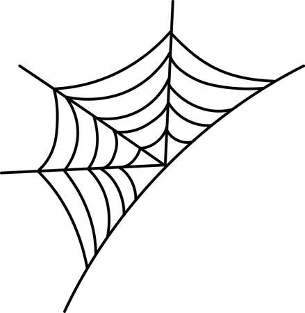 Vector illustration of cobwebのイラスト素材