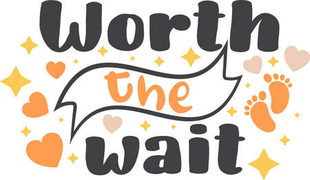 Worth the waitのイラスト素材