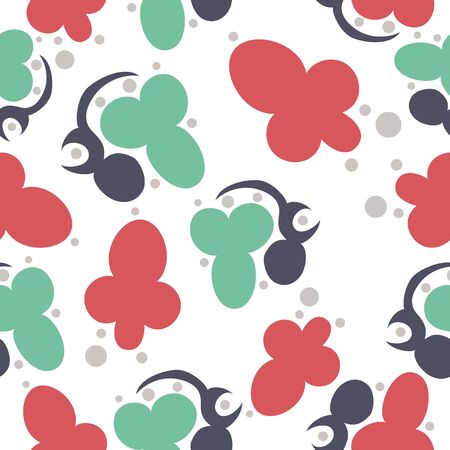 Seamless pattern. Vintage decorative elements.のイラスト素材