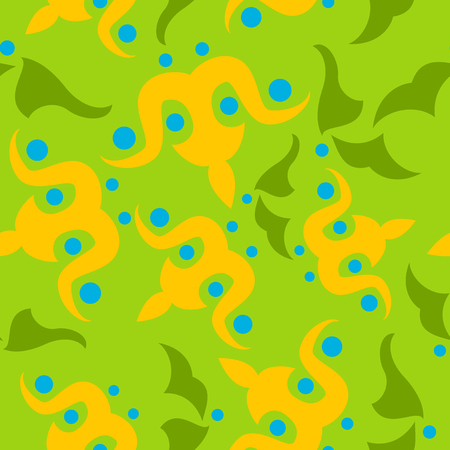 Seamless pattern. Vintage decorative elements.のイラスト素材