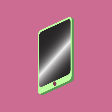 Technology gadget in flat design mobile phoneのイラスト素材