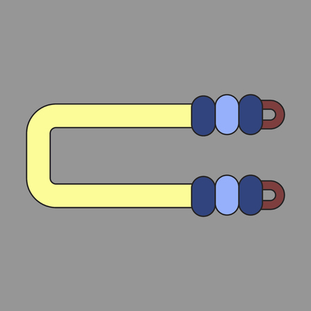 Icon in flat design Sports expanderのイラスト素材