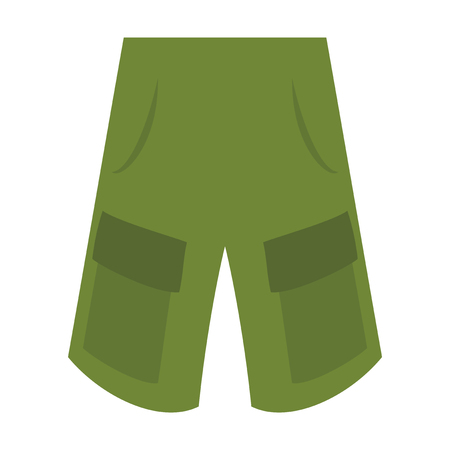 Icon in flat design fashion clothes shortsのイラスト素材
