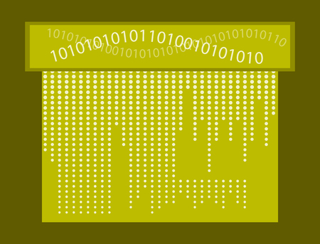 Abstract Technology Background. Binary Computer Code. Programming , Coding ,Hacker concept.のイラスト素材
