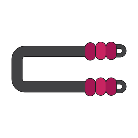 Icon in flat design Sports expanderのイラスト素材