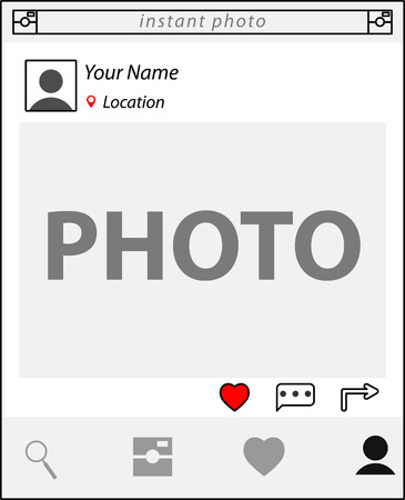 Website clean template Illustration.のイラスト素材