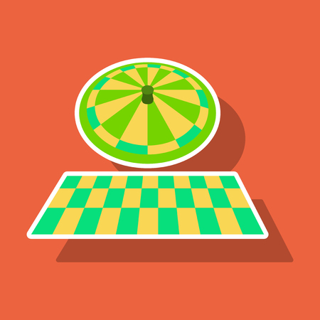 paper sticker on stylish background board card chipのイラスト素材