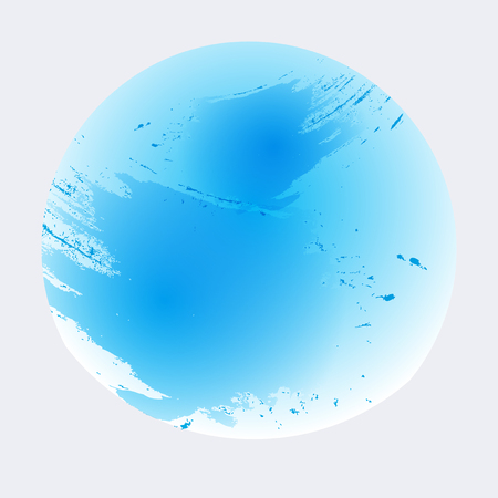 Abstract isolated colorful vector watercolor logo. Grunge element for paper designのイラスト素材