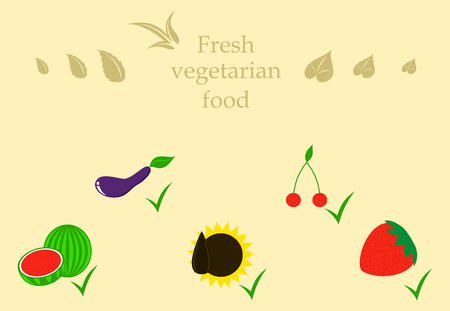 Vegetables top view frame. Farmers market menu design. Organic food poster. Vintage sketch vector illustration.のイラスト素材