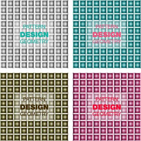 Abstract geometric pattern with lines, rhombuses A seamless vector background.のイラスト素材