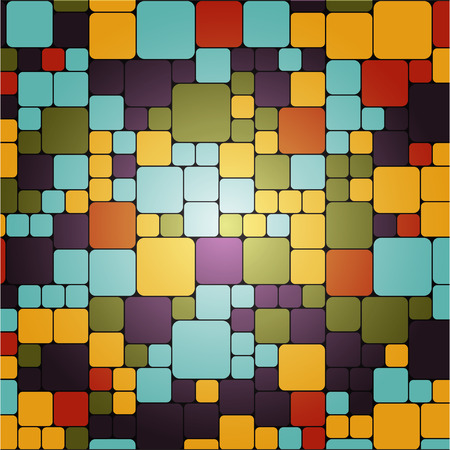 Grid Mosaic Background, Creative Design Templatesのイラスト素材