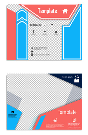 Brochure template flyer design vector background brochure, design, flyer, templateの写真素材