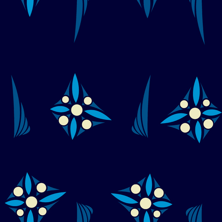 seamless texture with floral background, vintage pattern from flowers, wallpaperのイラスト素材