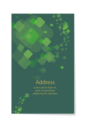 Brochure template flyer design vector backgroundのイラスト素材