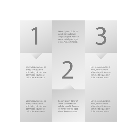 Abstract paper infografics. Vector eps10 illustrationのイラスト素材