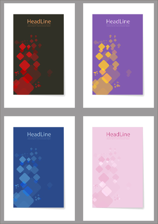 Business presentation templates. Vector infographic elements for company presentation slides, corporate annual report, marketing flyers, leaflets and brochures, banners and web design.のイラスト素材