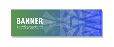 Vector abstract geometric design banner web template.のイラスト素材