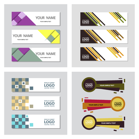 Set of minimal covers design. Colorful halftone gradients. Future geometric patterns. Eps10 vector.のイラスト素材