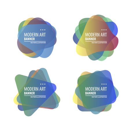 vector illustration. A minimalistic hipster colored frame design. Vector line gradient halftone. frame for text Modern Art graphics. design business cards, invitations, gift cards, flyers ,brochuresのイラスト素材