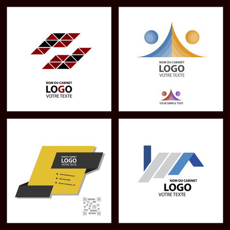 Abstract linear logotype. Wave flow logo symbol. Motion stream water aqua vector iconのイラスト素材