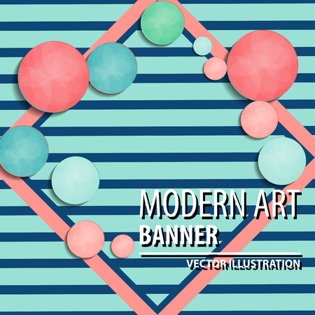 Colorful geometric background. Fluid shapes composition. Eps10 vector.のイラスト素材