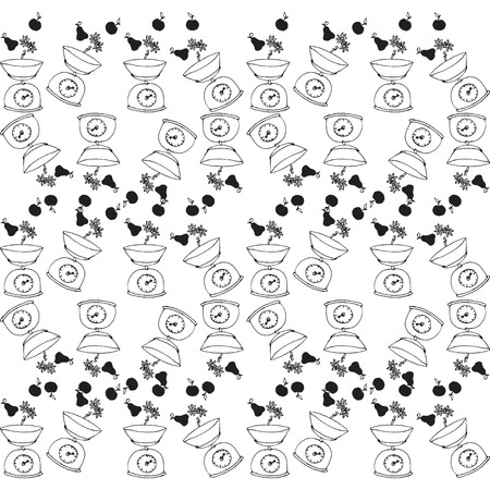 retro object patterns for making seamless wallpapersのイラスト素材