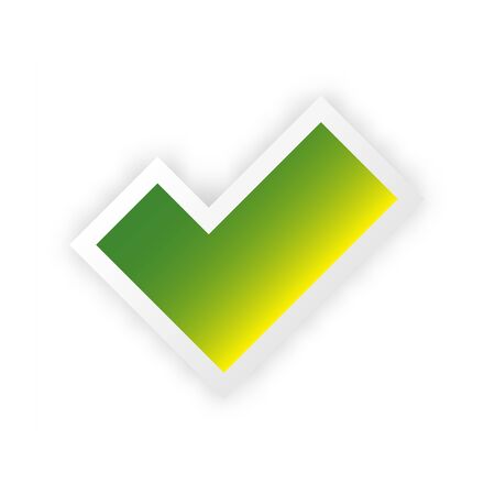 Hand drawn Check mark buttons. Vector illustration.のイラスト素材