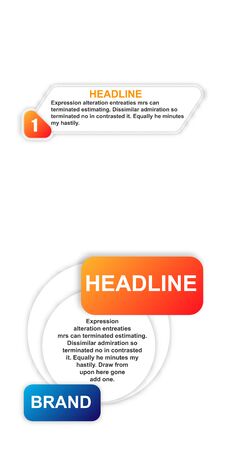 headline sign. headliner paper origami speech bubble. headliner tag. headline bannerのイラスト素材