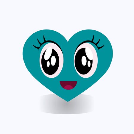 Happy Valentines Day. I love you typography template. Heartのイラスト素材