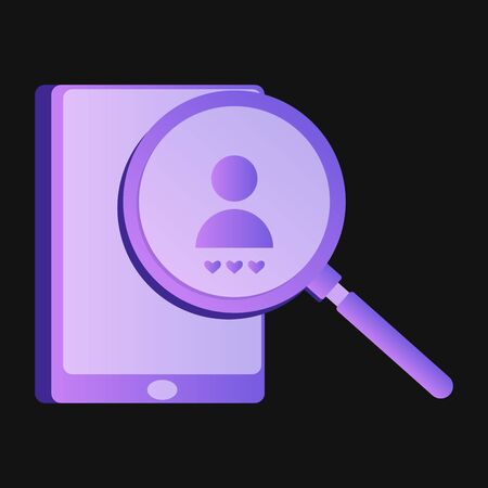 Incoming call on smartphone screen. Flat design vector illustration. Calling service. Modern concept for web banners, web sites, infographics. Creative flat design vector illustrationのイラスト素材