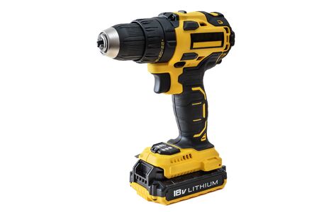 electric screwdriver isolated on a white background