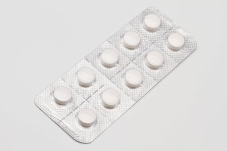 Blister package with pillsの写真素材