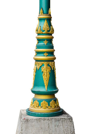The Thai pattern which decorate on building or object in Buddhist templeの写真素材