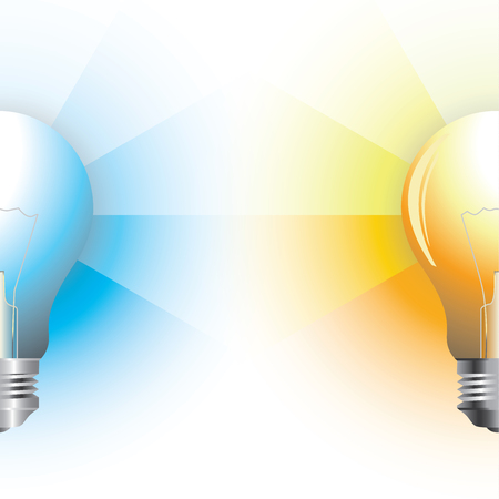 Light color temperature scaleのイラスト素材