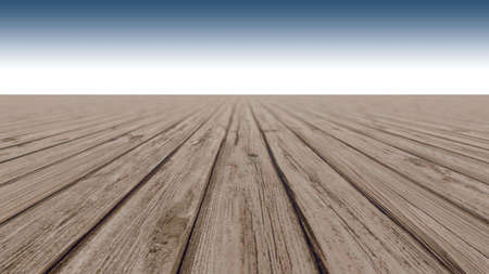 A 3d rendering image of wooden floor.の写真素材