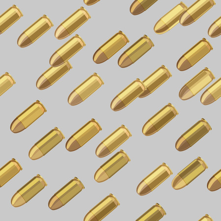 bullets bombardment on gray background seamless patternのイラスト素材