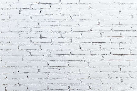 white brick wall texture for backgroundの写真素材