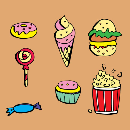 Vector illustration with graphic elements.のイラスト素材