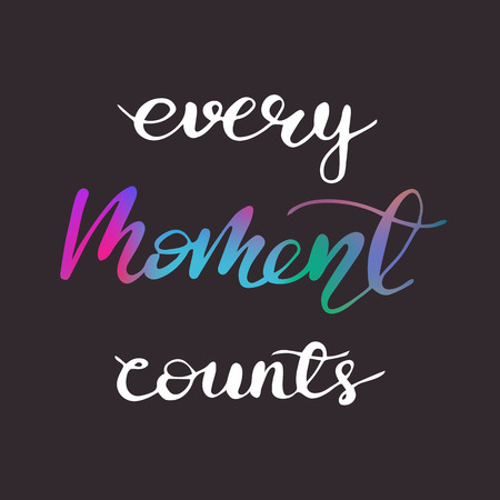  Vector illustration with lettering.のイラスト素材