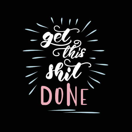 Lettering poster for Bathroom. Vector illustration.のイラスト素材