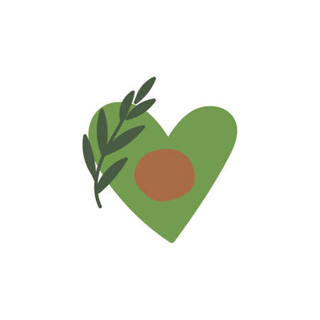 Abstract composition with heart. Vector illustration.のイラスト素材