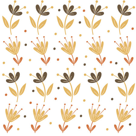 Floral seamless pattern design. Vector illustration.のイラスト素材