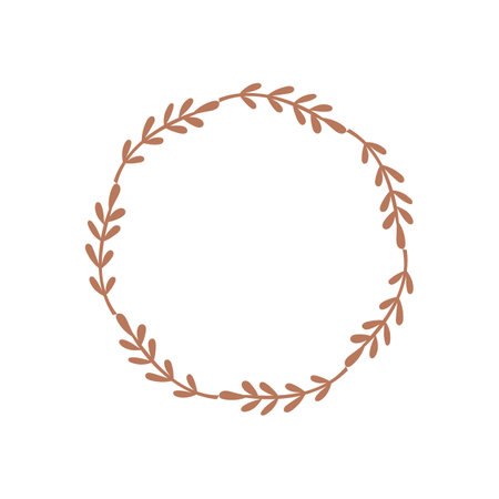 Floral Frame Design. Vector illustration.のイラスト素材