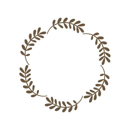 Floral Frame Design. Vector illustration.のイラスト素材