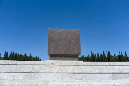 29, june 2019 - Gorizia, Italy - The Redipuglia War Memorial: Sacrario militare di Redipuglia) is a World War, memorial in Italy and one of the largest in the world, housing the remains of 100,187 Italian soldiers killed between 1915 and 1917のeditorial素材