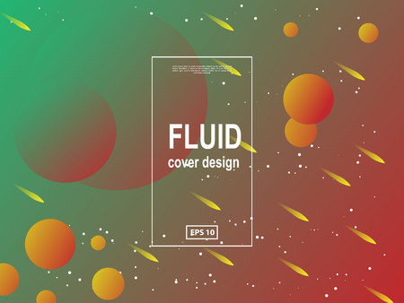 Creative geometric wallpaper. Trendy gradient shapes composition. Futuristic design posters. Eps10 vector.のイラスト素材