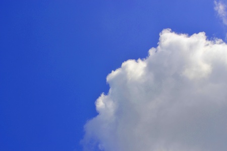 blue sky and cloud colorful in a nice dayの写真素材